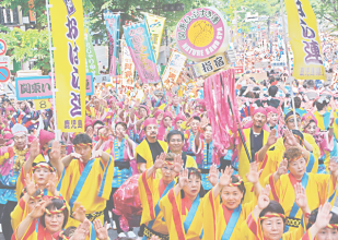 「華やぐ街」　能登正俊氏